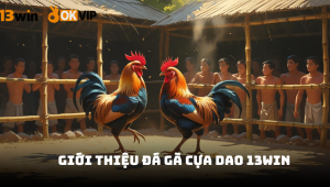 Đá gà cựa dao 13Win - Cá cược trực tuyến kịch tính 2026